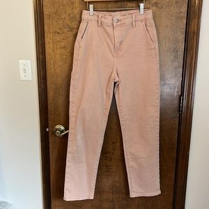 Blush colored High Waisted Jeans